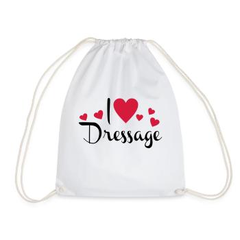 Dressage - Drawstring Bag - white - Front