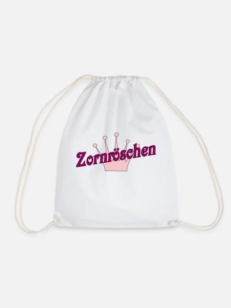Zornröschen - Turnbeutel - Weiß