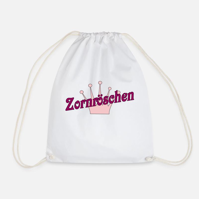Zornröschen - Turnbeutel - Weiß