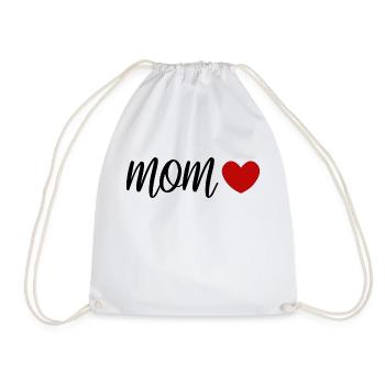 Conception de maman pour les cadeaux - Sac de sport léger - blanc - Devant