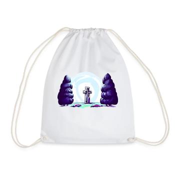 Croisement entre arbres - Sac de sport léger - blanc - Devant