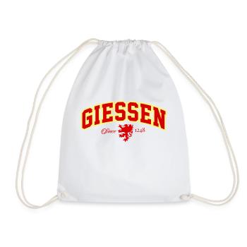 GIESSEN - Turnbeutel - Weiß - Vorne