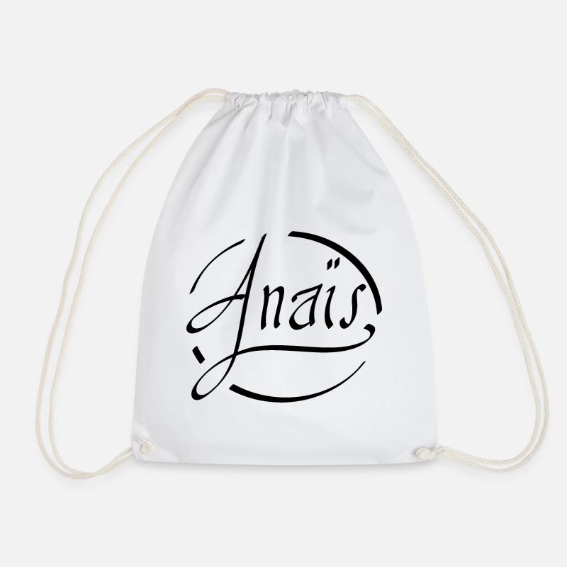 Anaïs - Drawstring Bag - white