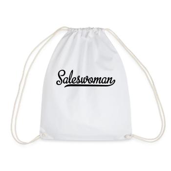 Vendeuse - Sac de sport léger - blanc - Devant