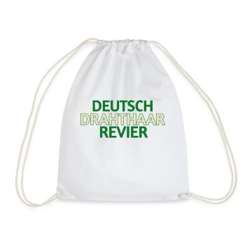 Deutsch Drahthaar - Turnbeutel - Weiß - Vorne