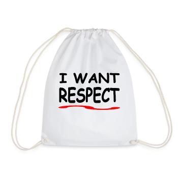 Respect - Sac de sport léger - blanc - Devant