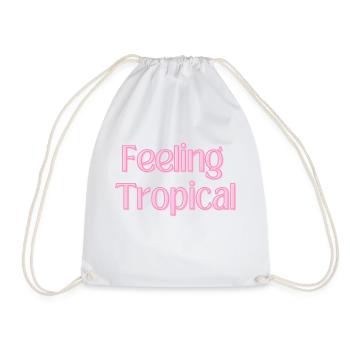 Feeling Tropical - Turnbeutel - Weiß - Vorne