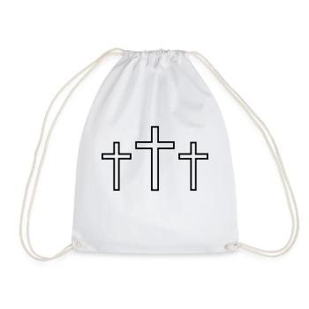 Trois Croix - Sac de sport léger - blanc - Devant