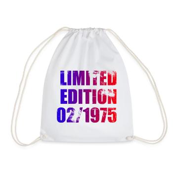 50e anniversaire Edition limitée 02/1975 - Sac de sport léger - blanc - Devant