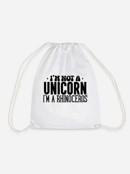Unicorn - Turnbeutel - Weiß