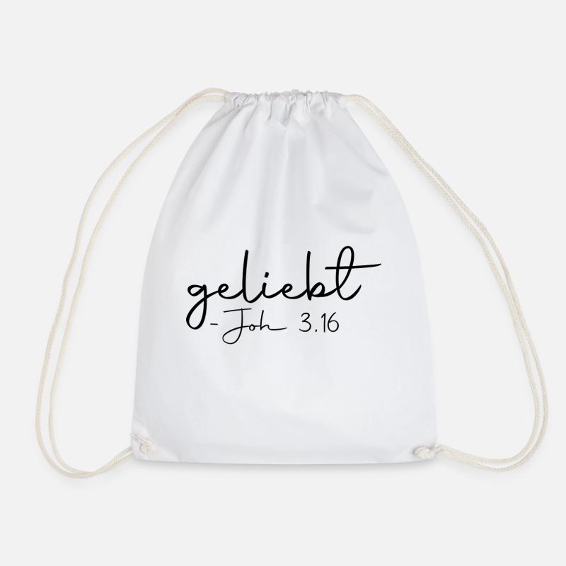 geliebt - Turnbeutel - Weiß