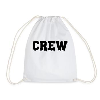 crew - Drawstring Bag - white - Front