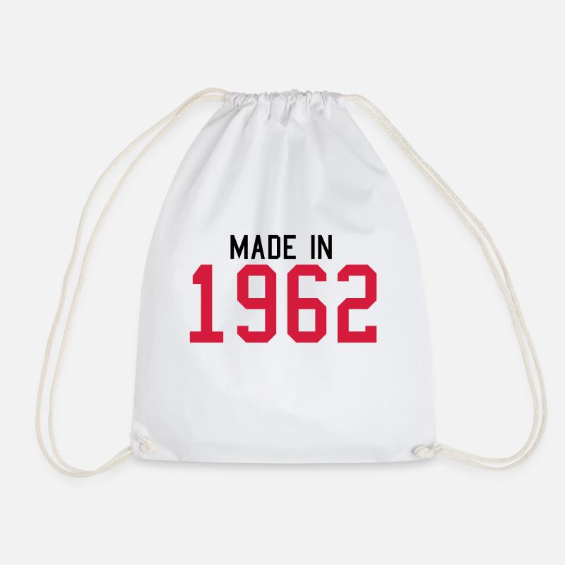 1962 - Drawstring Bag - white