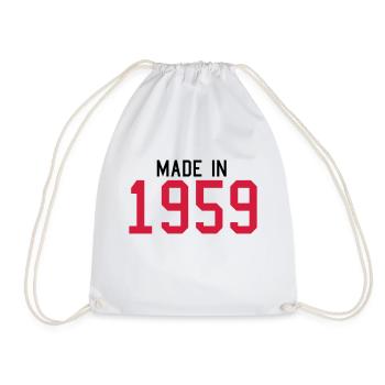 1959 - Drawstring Bag - white - Front