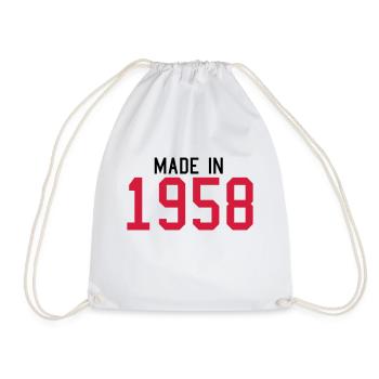 1958 - Drawstring Bag - white - Front