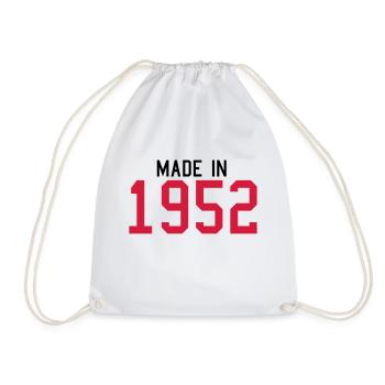 1952 - Drawstring Bag - white - Front