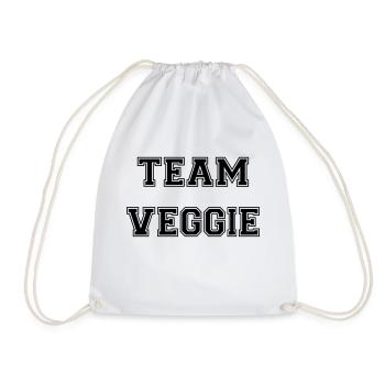 Team Veggie - Turnbeutel - Weiß - Vorne