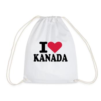 Kanada - Turnbeutel - Weiß - Vorne