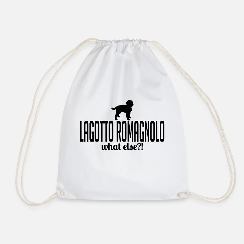 LAGOTTO ROMAGNOLO what else - Drawstring Bag - white