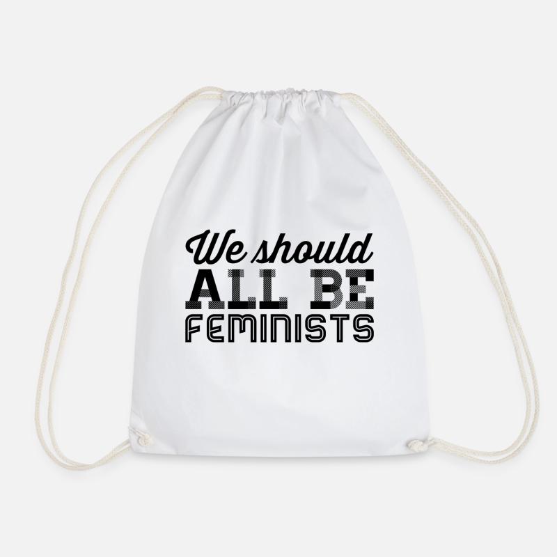 we all should be feminists - Turnbeutel - Weiß