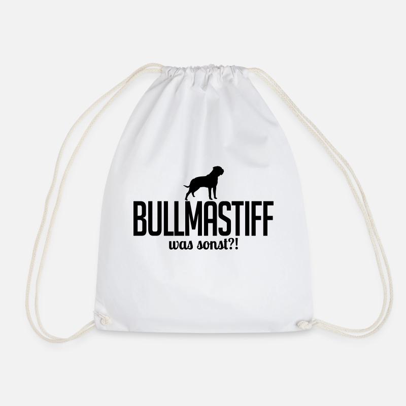 BULLMASTIFF was sonst - Turnbeutel - Weiß