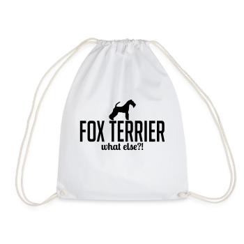 FOX TERRIER what else Hunde Spruch Wilsigns - Turnbeutel - Weiß - Vorne
