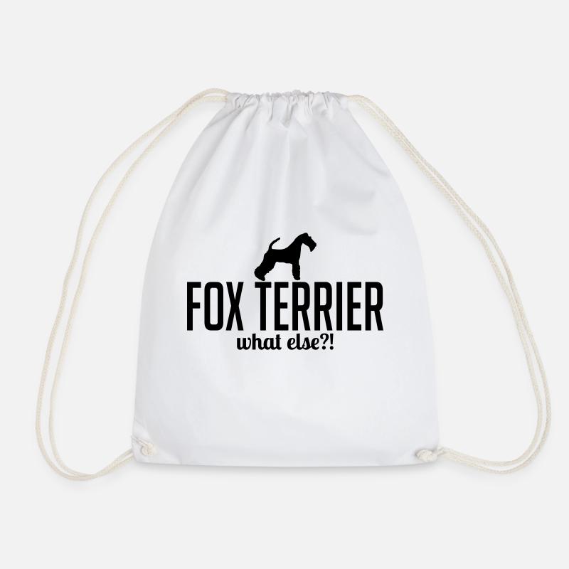 FOX TERRIER what else Hunde Spruch Wilsigns - Turnbeutel - Weiß