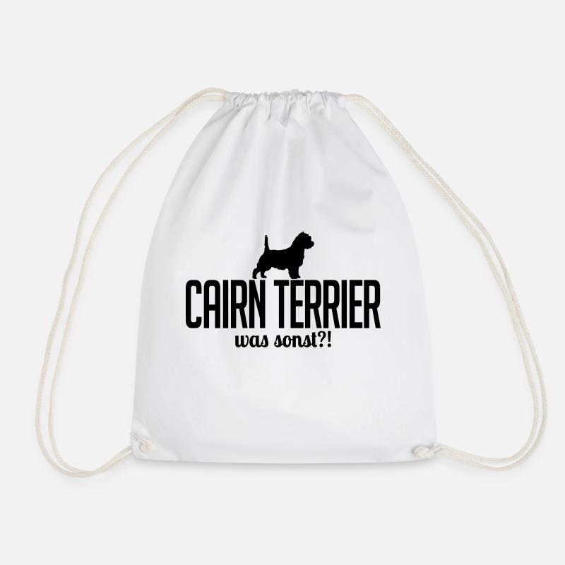CAIRN TERRIER was sonst - Turnbeutel - Weiß