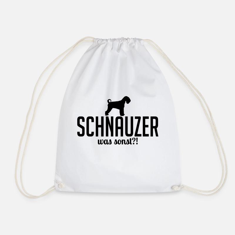 SCHNAUZER was sonst - Turnbeutel - Weiß