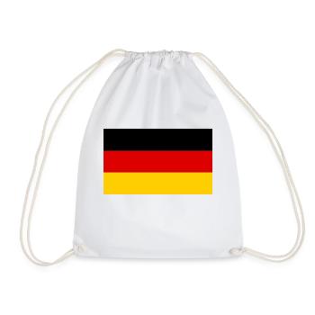 Deutsche flage - Turnbeutel - Weiß - Vorne