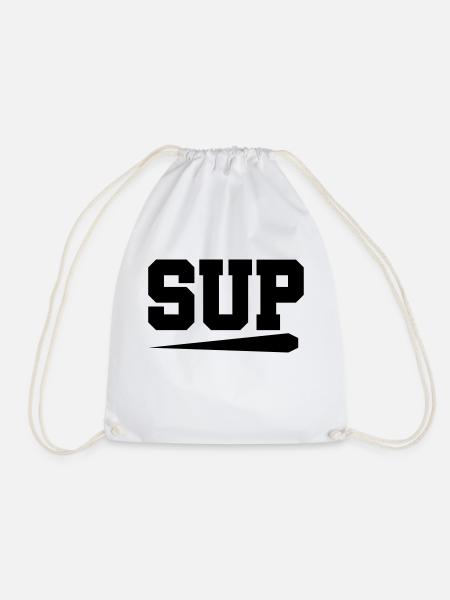 SUP - Drawstring Bag - white