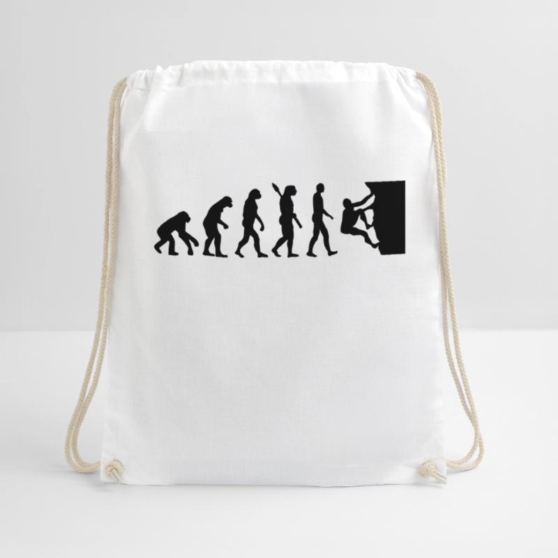 Evolution climbing Drawstring Bag