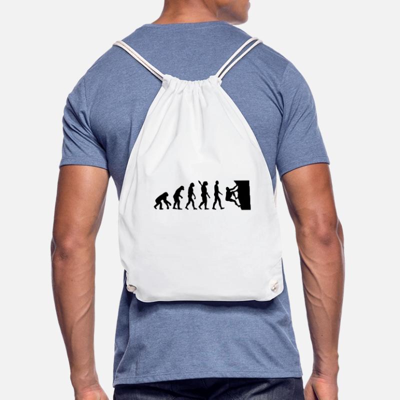 Evolution climbing Drawstring Bag