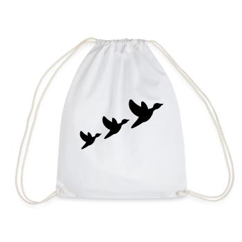 canard - Sac de sport léger - blanc - Devant
