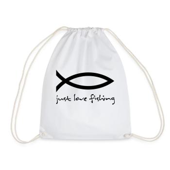 pêche - Sac de sport léger - blanc - Devant