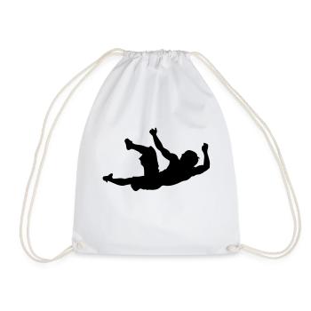 Rock Climbing #7 - Drawstring Bag - white - Front