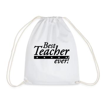 best_teacher_ever_p1 - Sac de sport léger - blanc - Devant