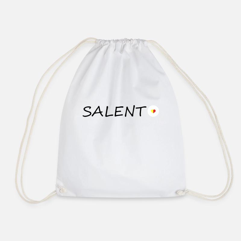 Salento love - Drawstring Bag - white