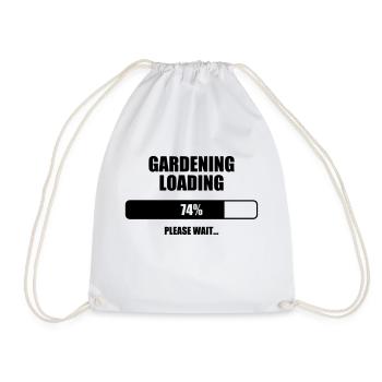 Garden - Gardener - Gardening - Green - Nature - Turnbeutel - Weiß - Vorne