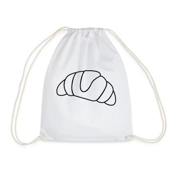 croissant_01 - Sac de sport léger - blanc - Devant