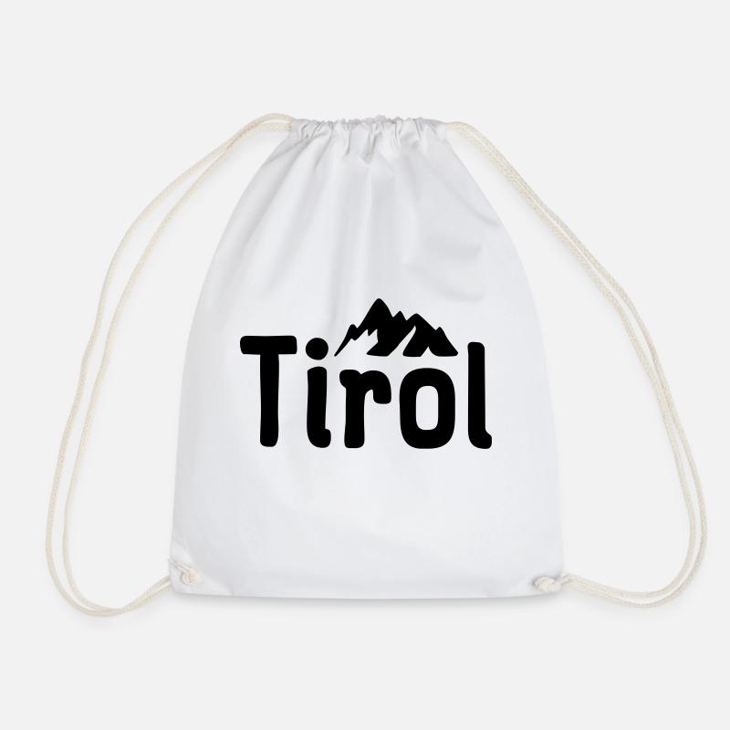 Tirol Berge 1 - Turnbeutel - Weiß