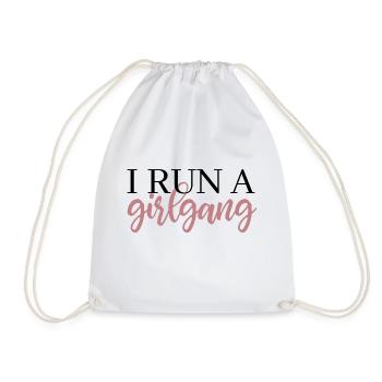 Je dirige un gang de filles - Sac de sport léger - blanc - Devant