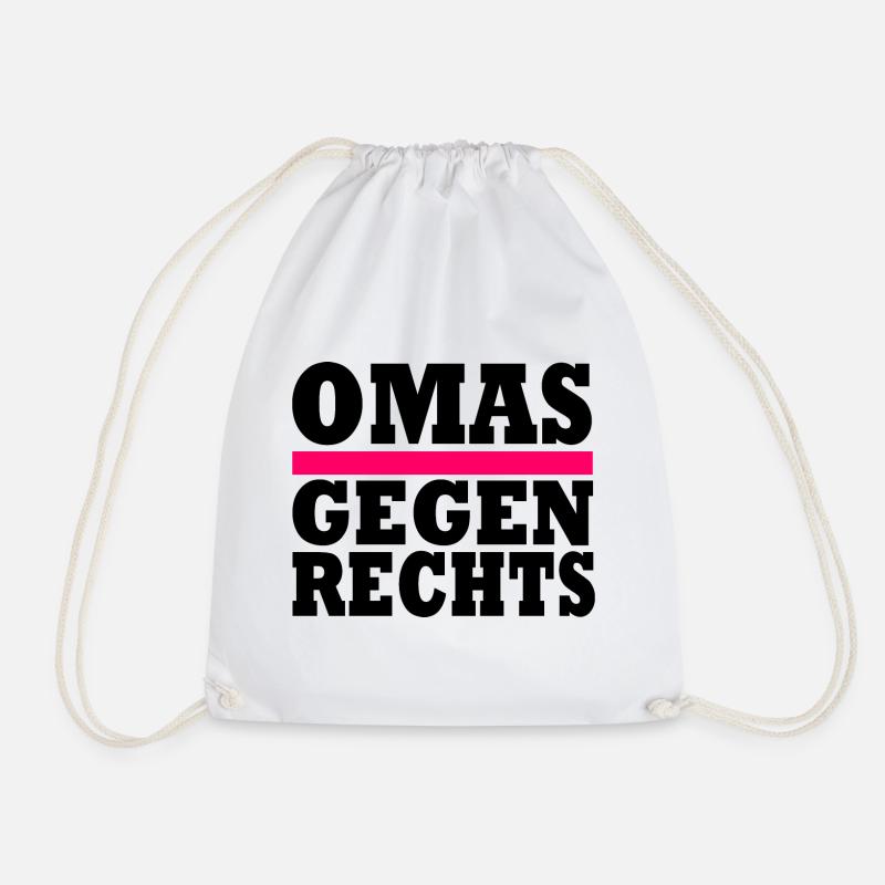 Omas Gegen Rechts - Turnbeutel - Weiß