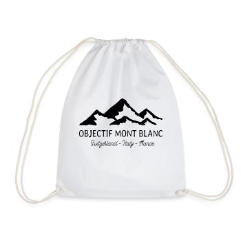 Objectif Mont Blanc Switzerland Italy France - Sac de sport léger - blanc - Devant
