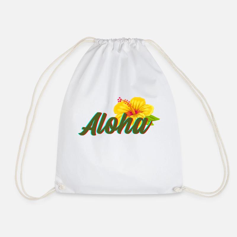 aloha - Turnbeutel - Weiß