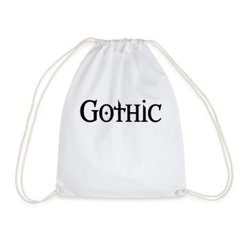 Gothic - Turnbeutel - Weiß - Vorne
