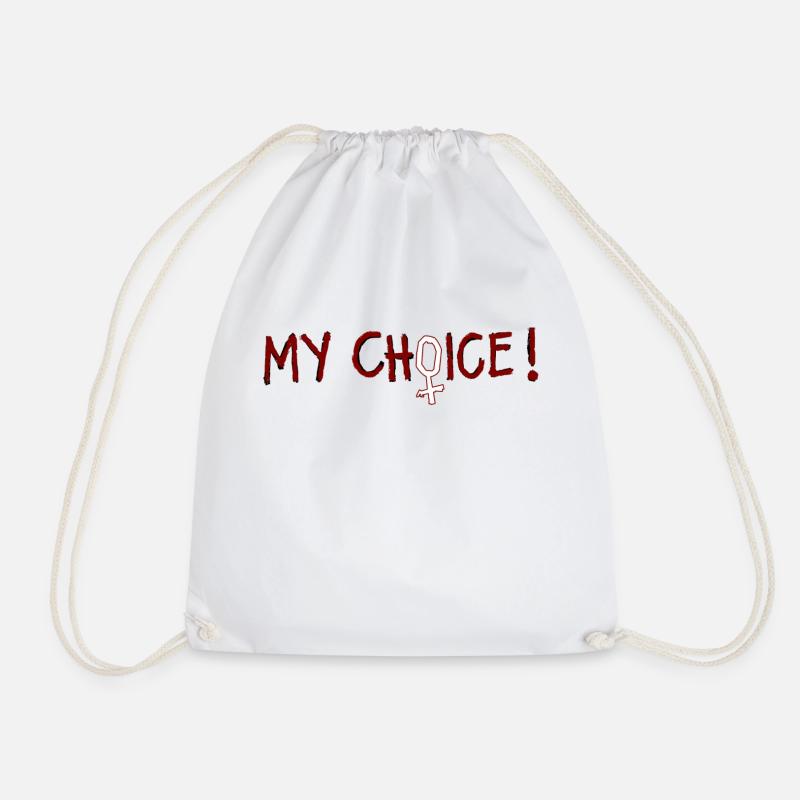 My Choice - Turnbeutel - Weiß