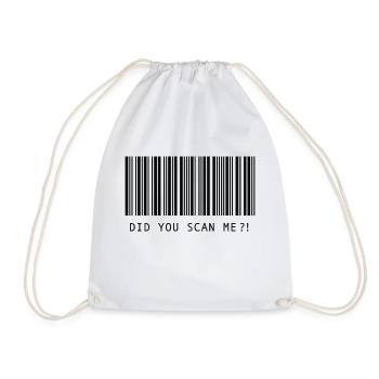 Did you scan me?! - Turnbeutel - Weiß - Vorne