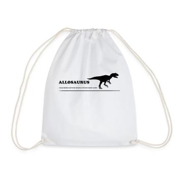 Allosaurus 1.1 - Turnbeutel - Weiß - Vorne