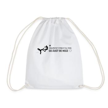 Streetwear d’autodéfense - Sac de sport léger - blanc - Devant